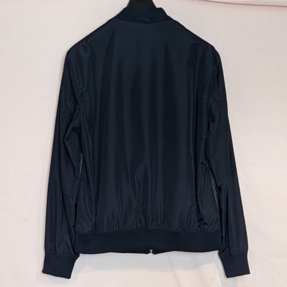 Torras Blue Mesh Lined Jacket with Lambskin Leather Trim size 46 - Picture 4 of 8